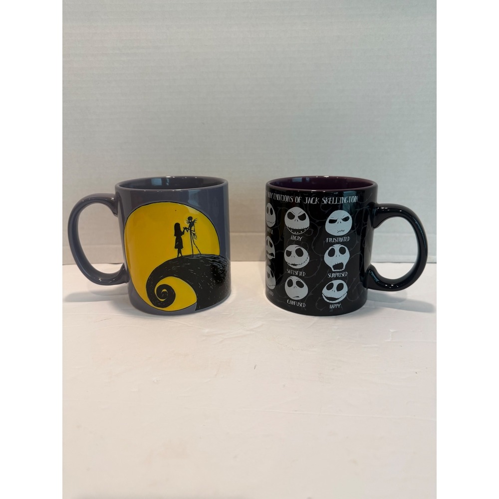 Disney Nightmare Before Christmas Jack Skellington Mug Set 20oz Silver Buffalo